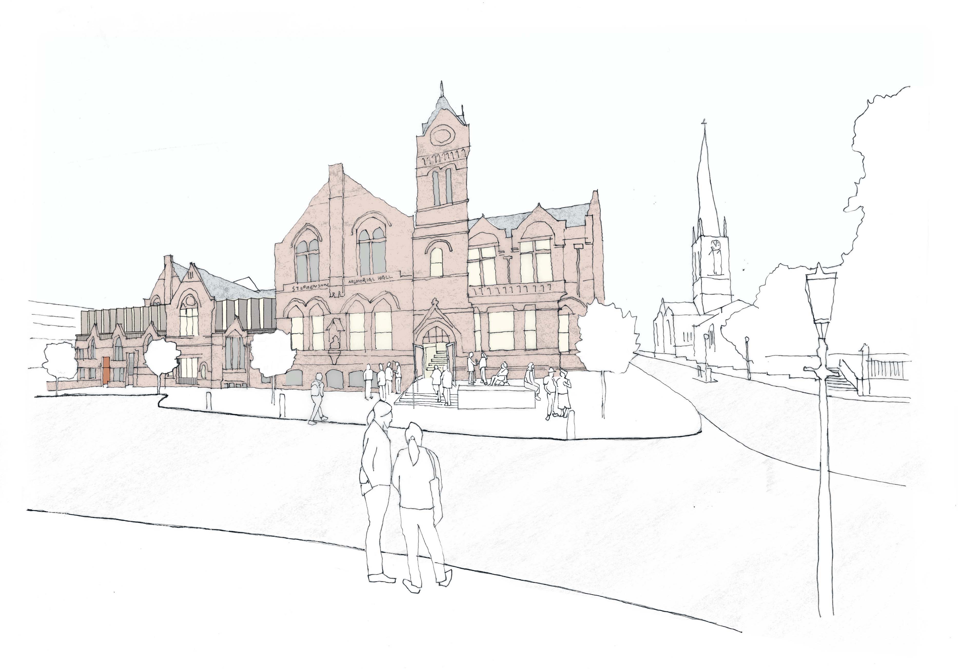 01 Corporation Street Scene Sketch P02 Sml (1)